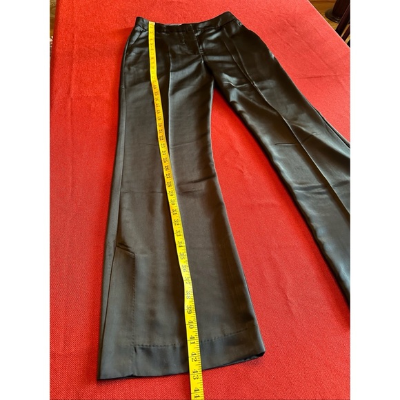 Jason Wu Black Satin Vest and Wide Leg Pants Set, NWT, Size 6 - Picture 11 of 16